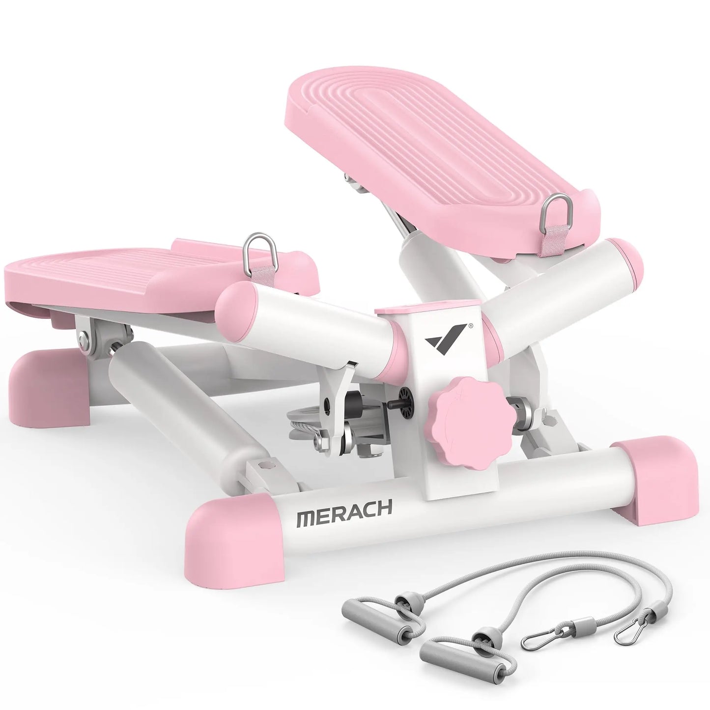 Mini Stepper with Resistance Bands – Twist Stair Stepper for Home Fitness