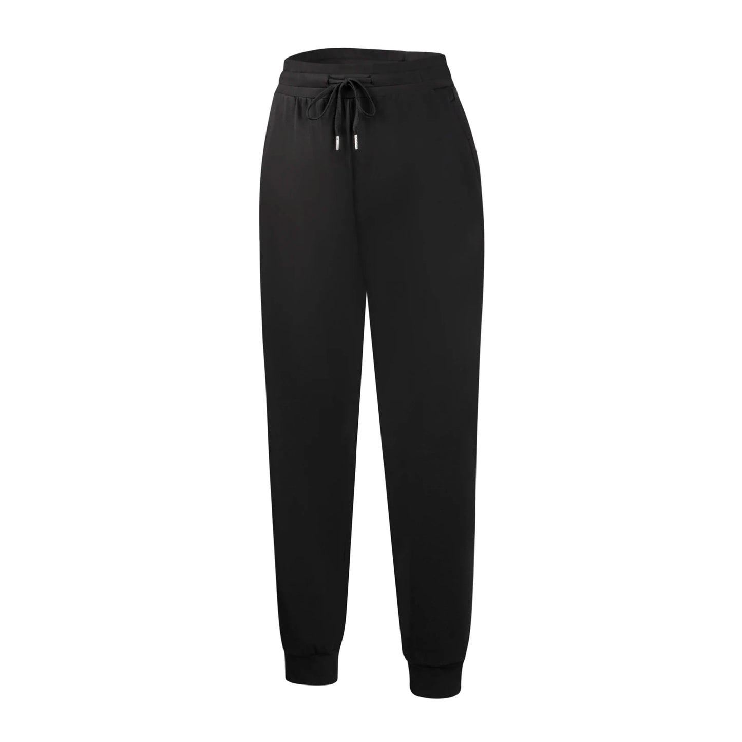 High-waisted women's joggers with pockets for workouts, yoga, or lounging.
