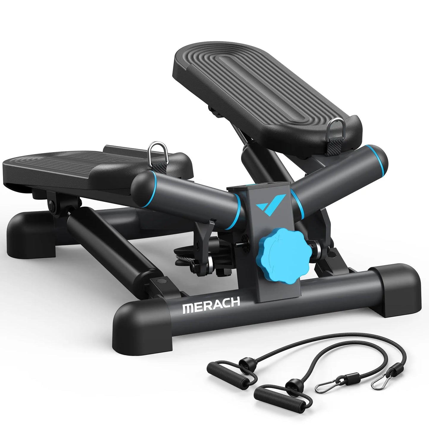 Mini Stepper with Resistance Bands – Twist Stair Stepper for Home Fitness