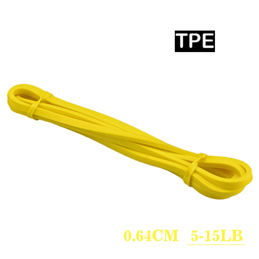 208cm 8-Level CrossFit Resistance Band for Powerlifting, Pull-Ups & Muscle Strengthening