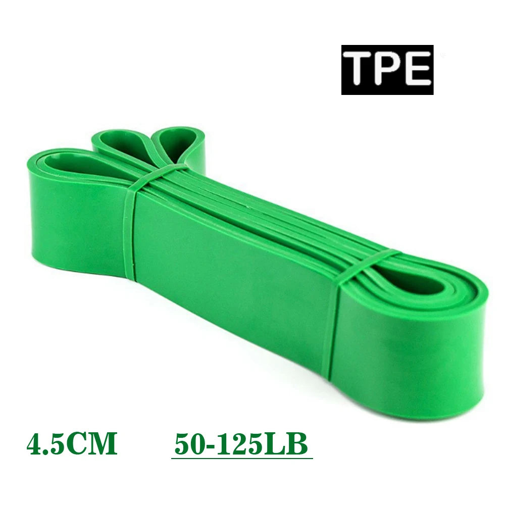 208cm 8-Level CrossFit Resistance Band for Powerlifting, Pull-Ups & Muscle Strengthening