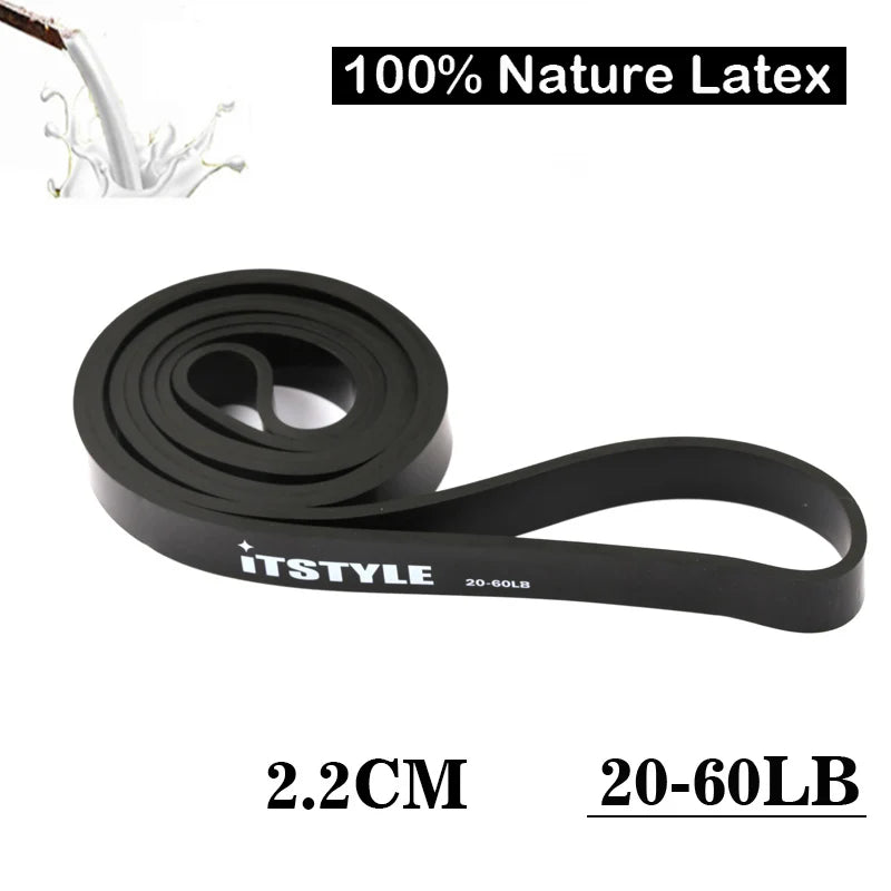 208cm 8-Level CrossFit Resistance Band for Powerlifting, Pull-Ups & Muscle Strengthening