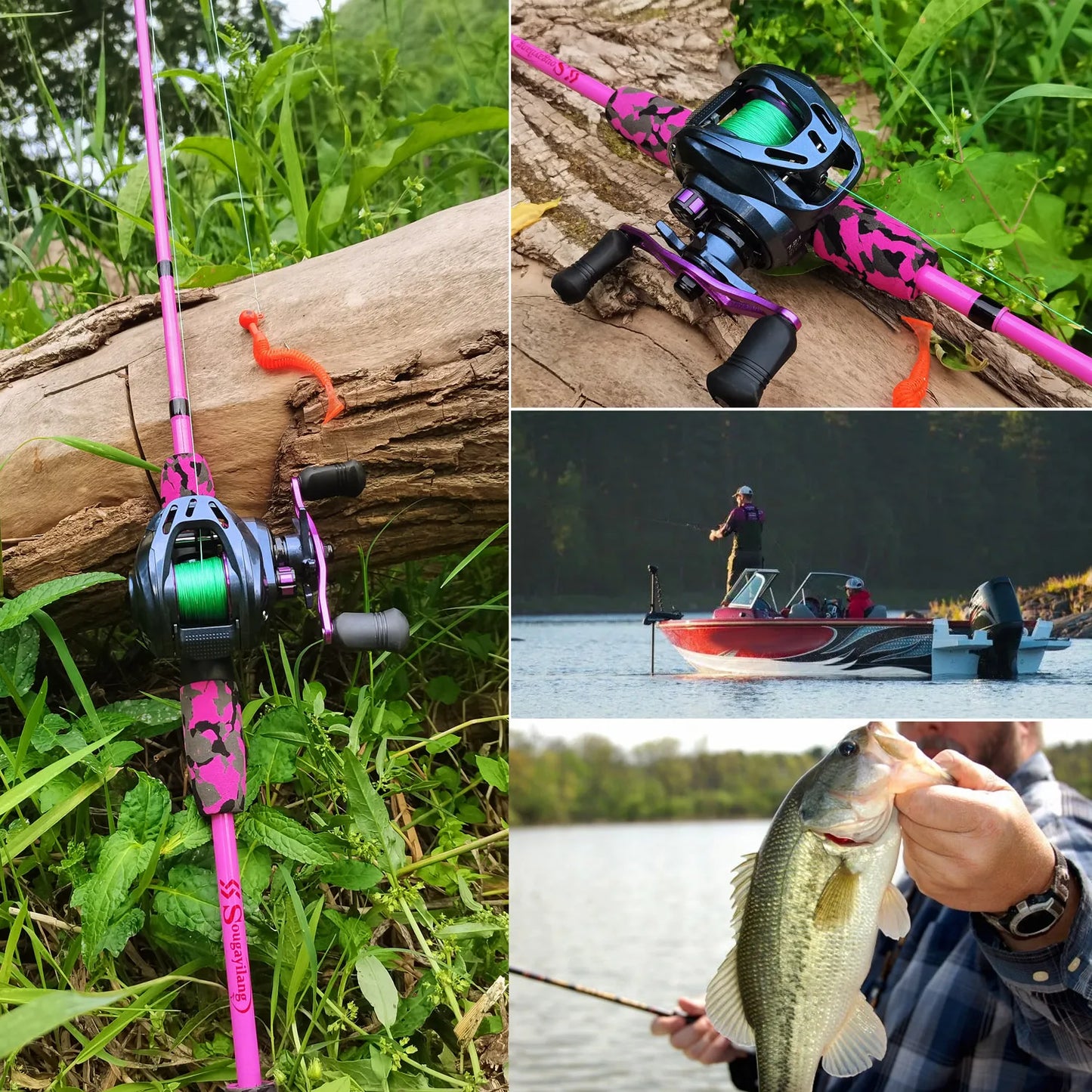 Baitcasting Fishing Reel – 7.2:1 Gear Ratio, Max Drag 8kg