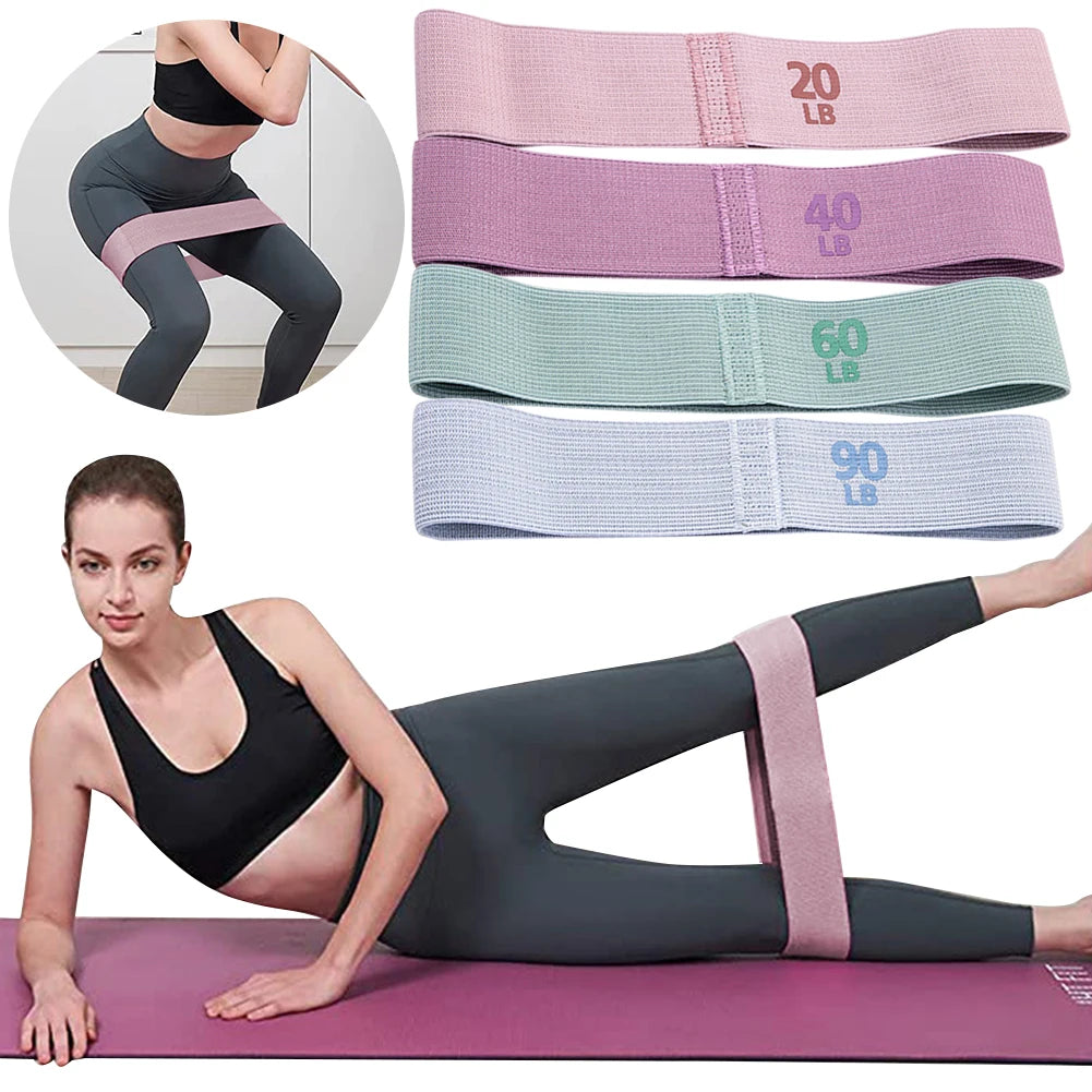 Anti-Slip Hip Resistance Bands for Glute & Thigh Training.