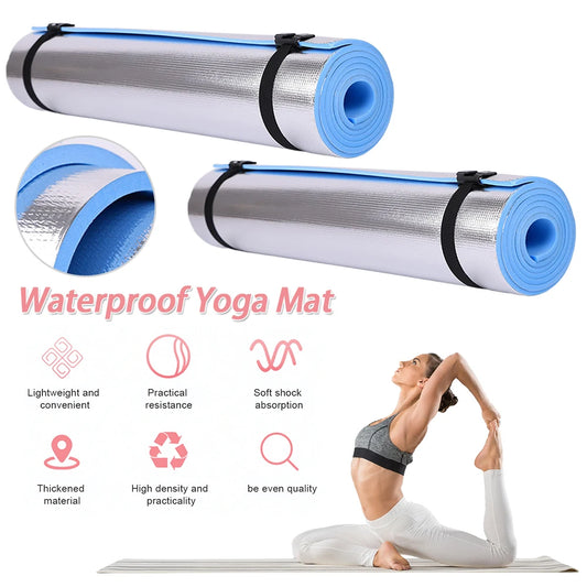 Waterproof Exercise Mat: Thick, Aluminum Membrane for Yoga, Fitness, Camping & Picnics