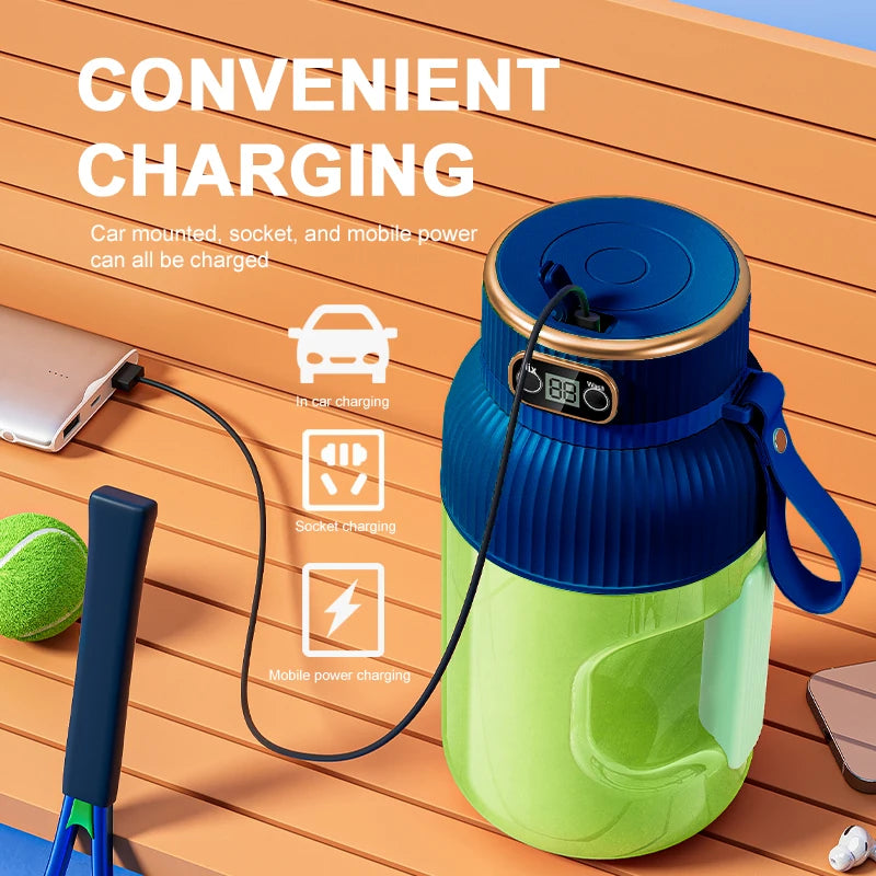 Electric Fruit Juicer – Portable with Residue Separation & Bidirectional Spiral Technology