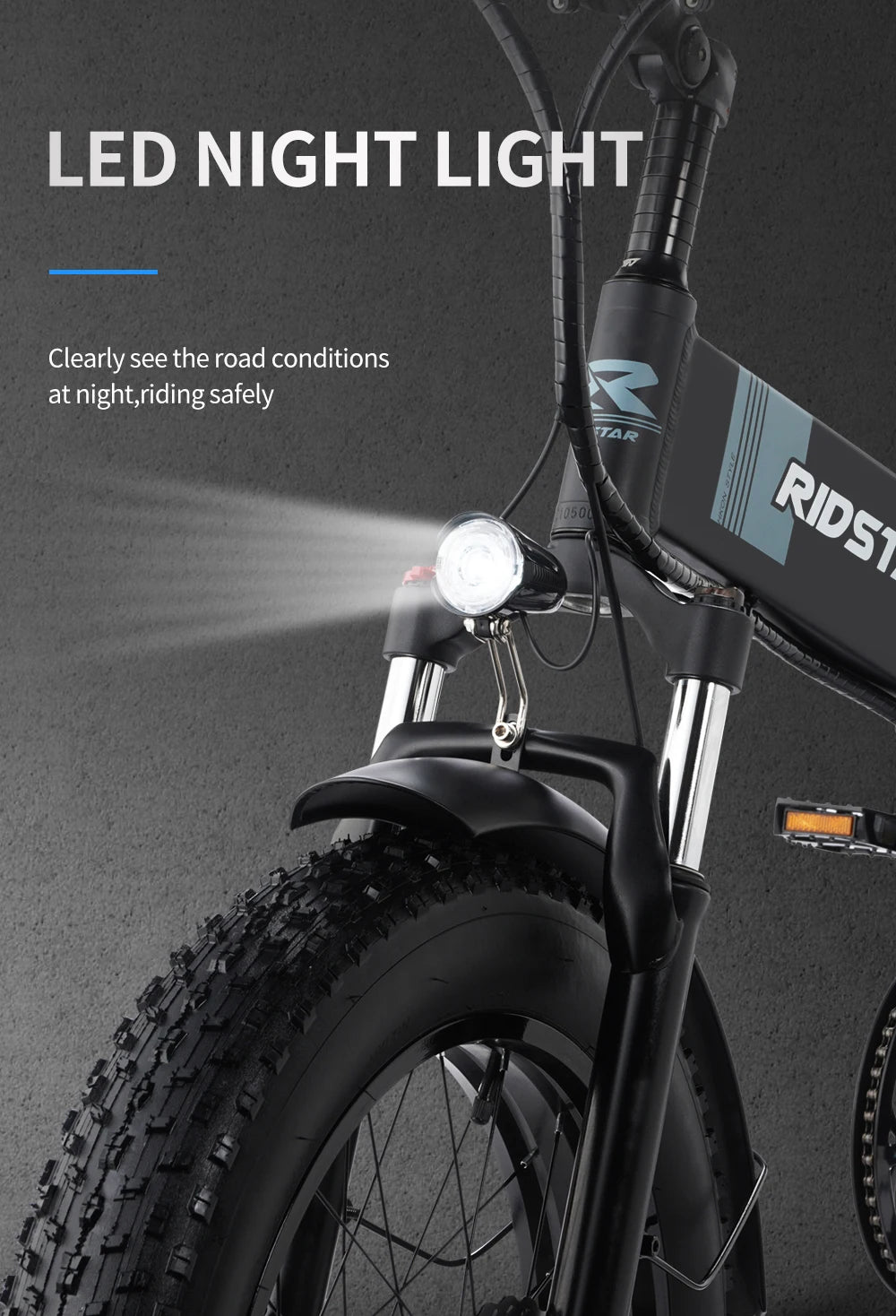 1000W Folding Electric Bike – 48V 15Ah Fat Tire E-Bike, 20-Inch Mountain Bicycle (Ships from US)