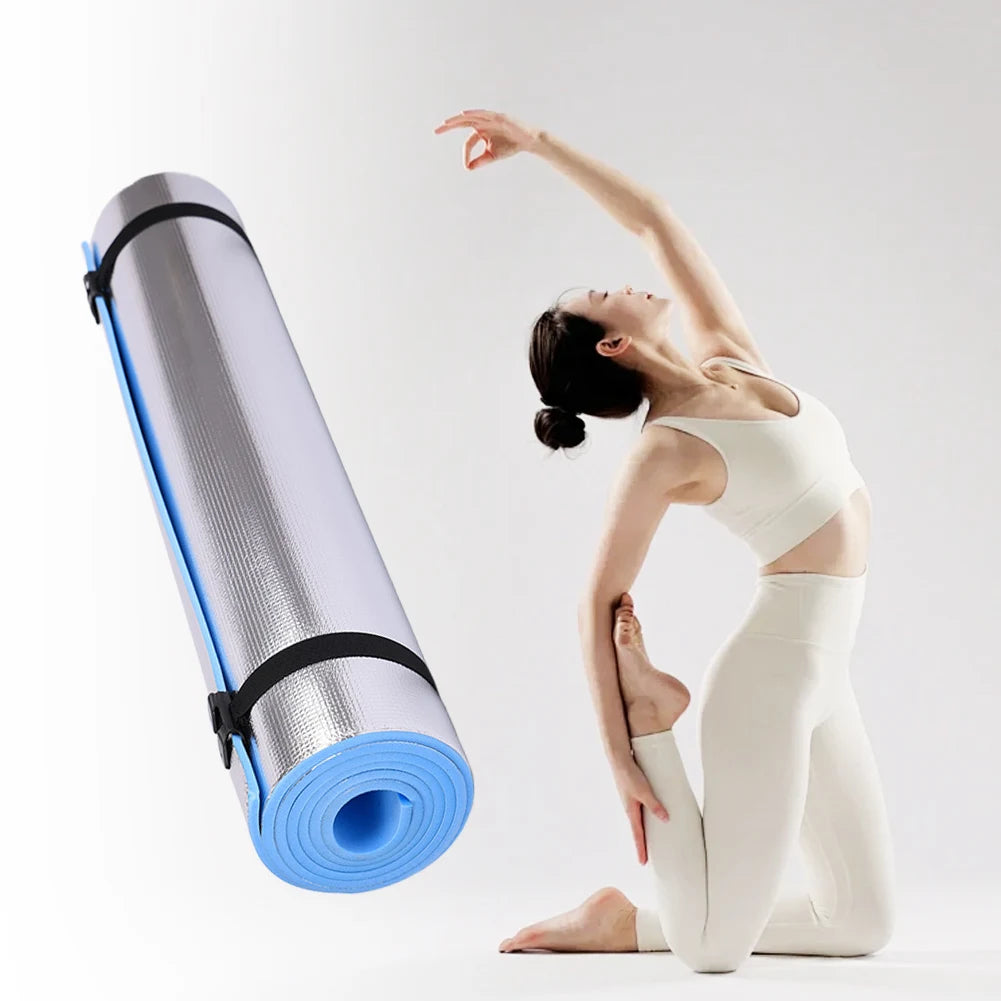 Waterproof Exercise Mat: Thick, Aluminum Membrane for Yoga, Fitness, Camping & Picnics