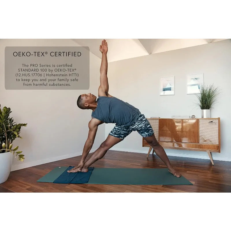 PRO Yoga Mat – 6mm Ultra-Dense, Non-Slip Mat for Hot Yoga, Pilates, and Home or Studio Workouts