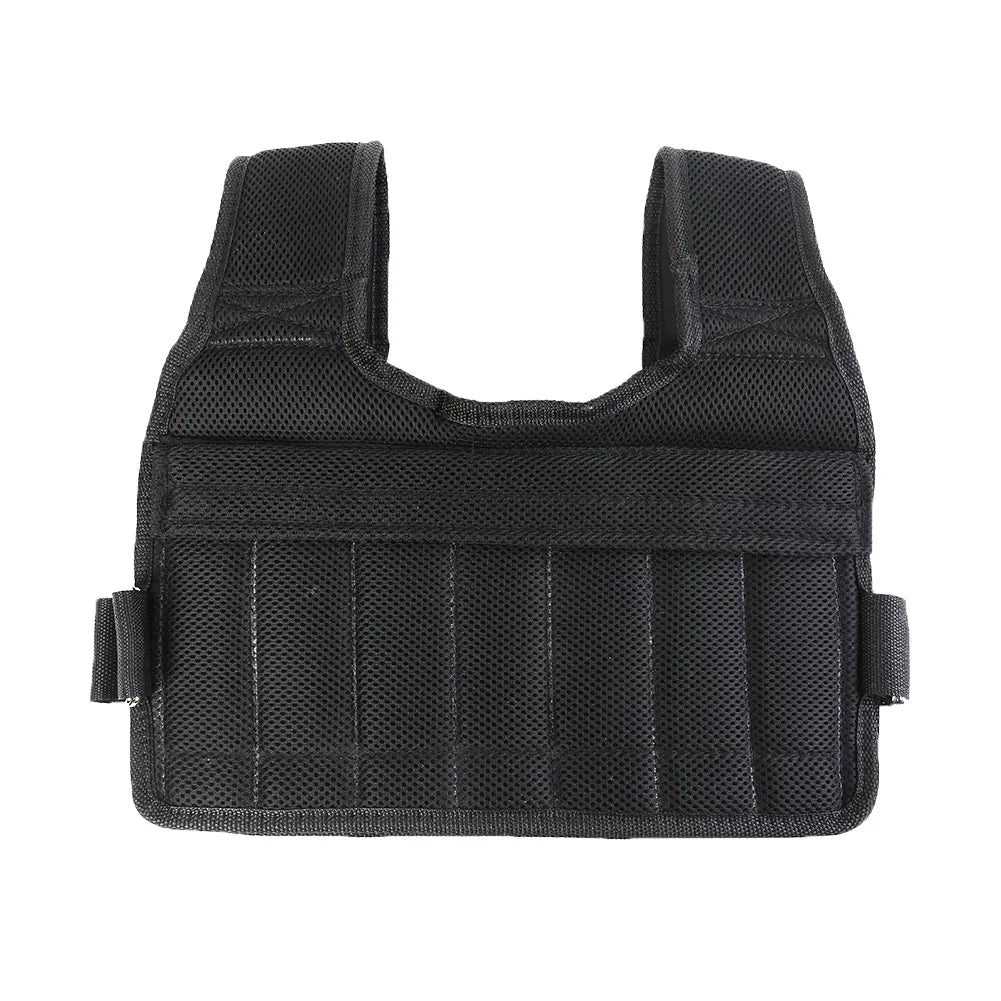 Adjustable Sand Weight Vest for Running, Training, Fitness (3-50kg)