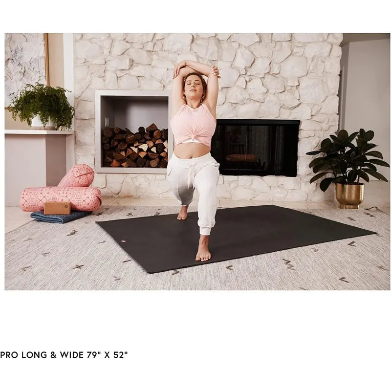 PRO Yoga Mat – 6mm Ultra-Dense, Non-Slip Mat for Hot Yoga, Pilates, and Home or Studio Workouts