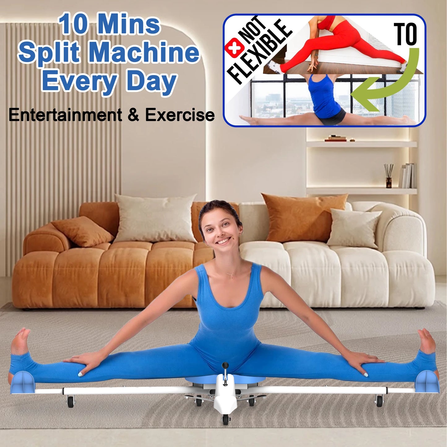 Leg Split Stretching Machine for Ballet, Yoga, and Sports Fitness