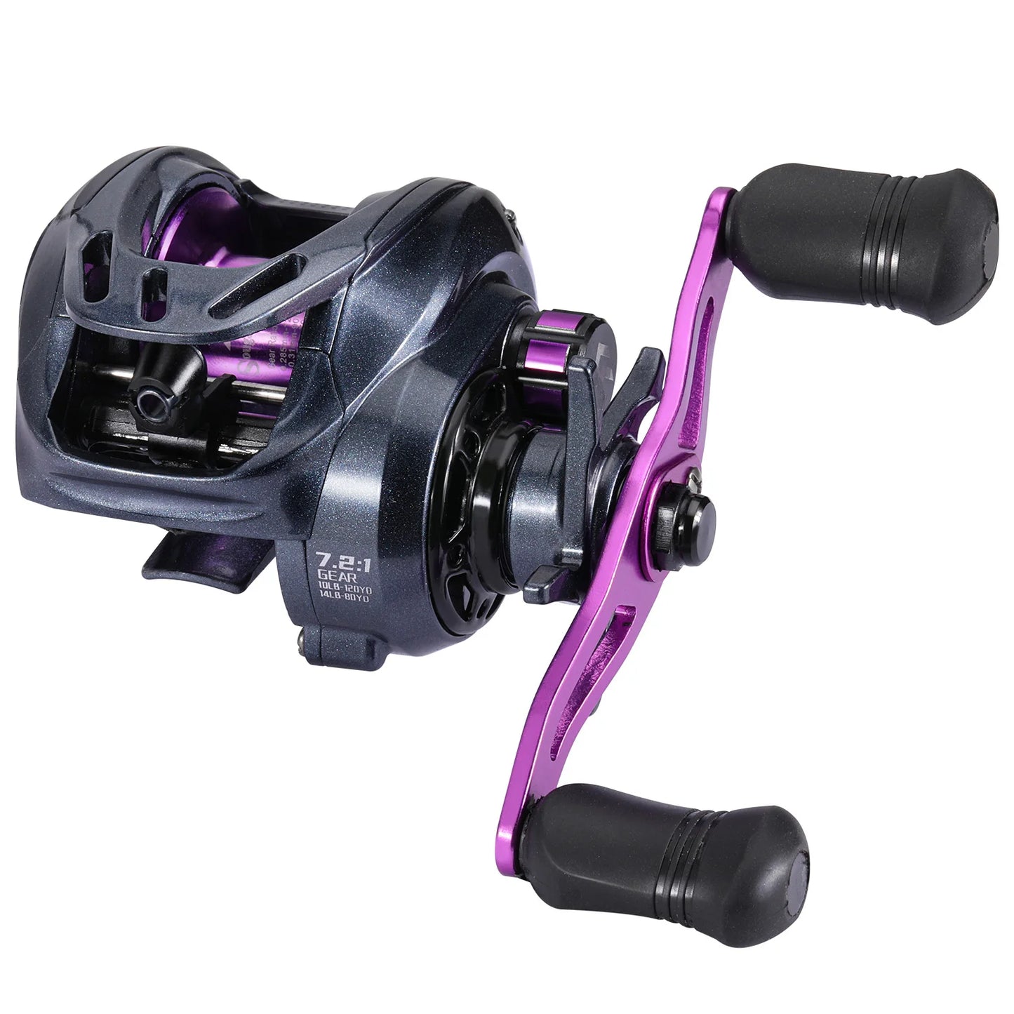 Baitcasting Fishing Reel – 7.2:1 Gear Ratio, Max Drag 8kg