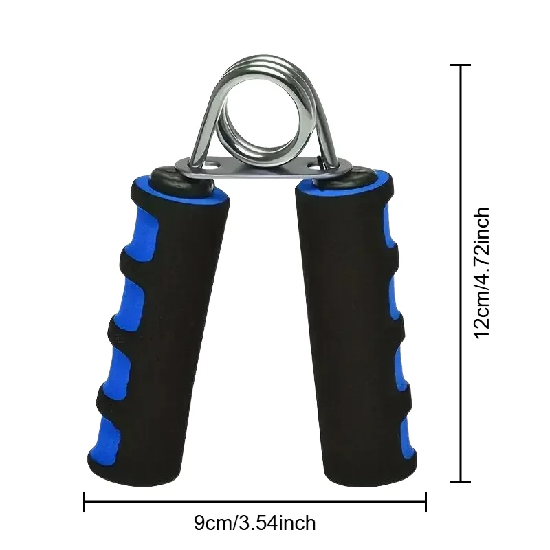 Spring Hand Grip & Finger Strength Trainer – Forearm Exerciser with Sponge Grip