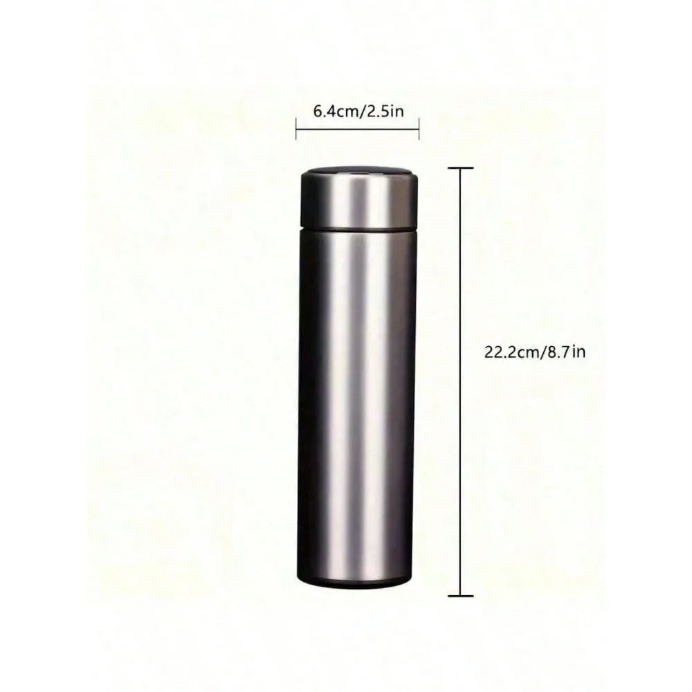 Smart LED Temperature Display Water Bottle - 500ml Stainless Steel Insulated Travel Mug