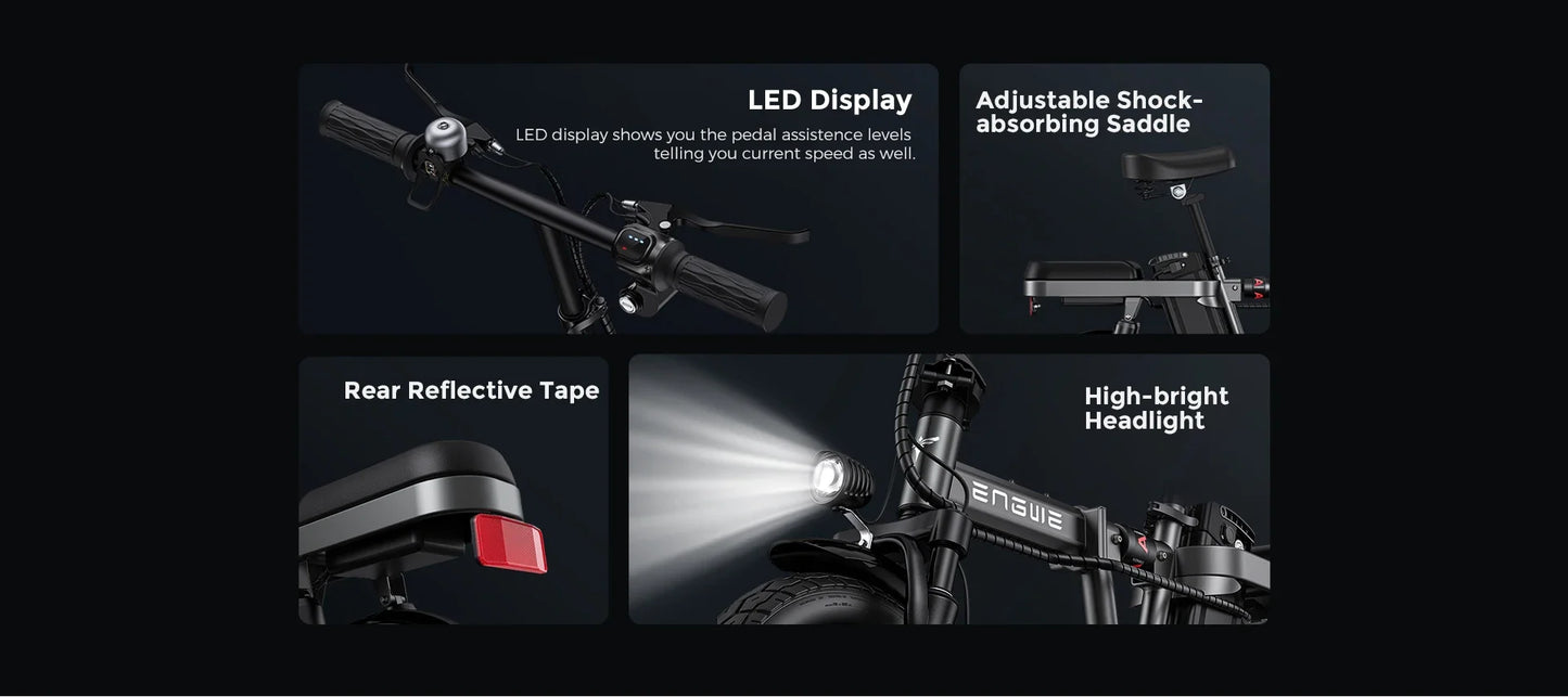 1200W 48V Folding Electric Mountain Bike – X26/X24/X20 Series, 26" Fat Tire E-Bike for Urban Commuting