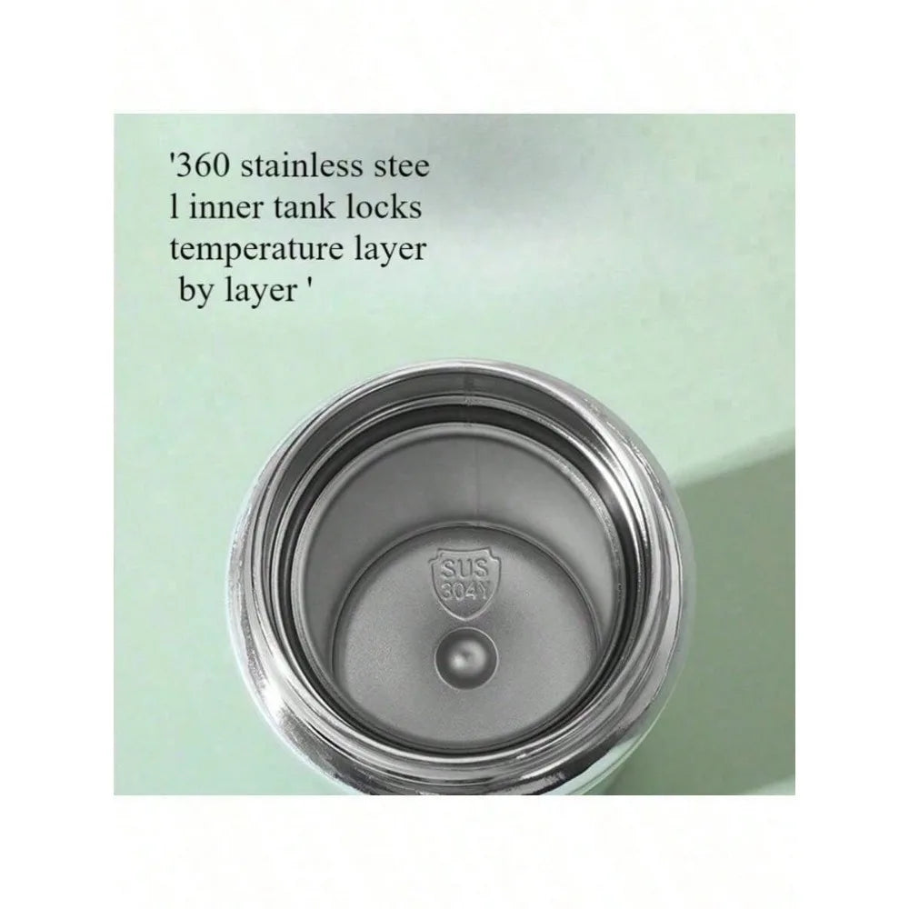 Smart LED Temperature Display Water Bottle - 500ml Stainless Steel Insulated Travel Mug