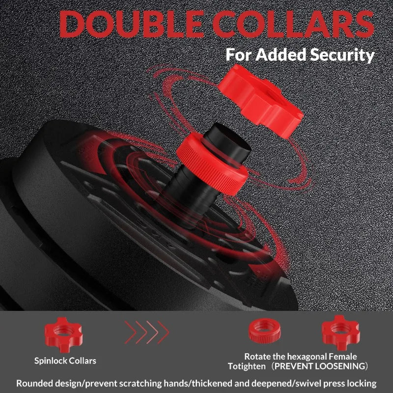 BalanceFrom 4-in-1 Adjustable Dumbbell/Barbell/Kettlebell Set: Versatile strength training for your home gym.