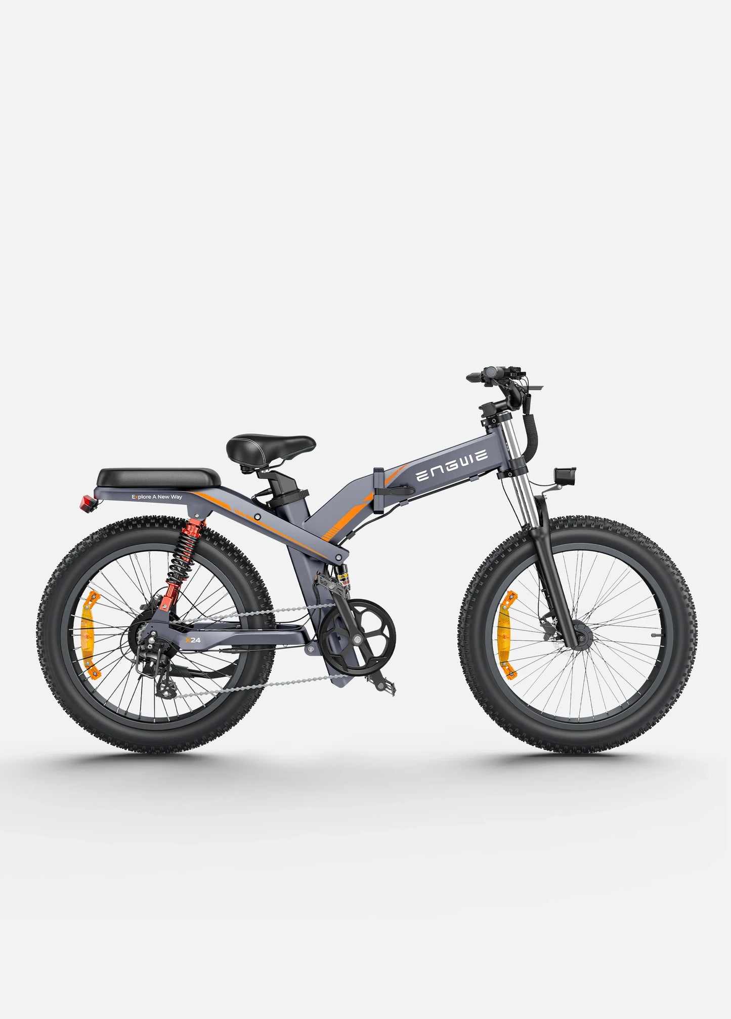 1200W 48V Folding Electric Mountain Bike – X26/X24/X20 Series, 26" Fat Tire E-Bike for Urban Commuting
