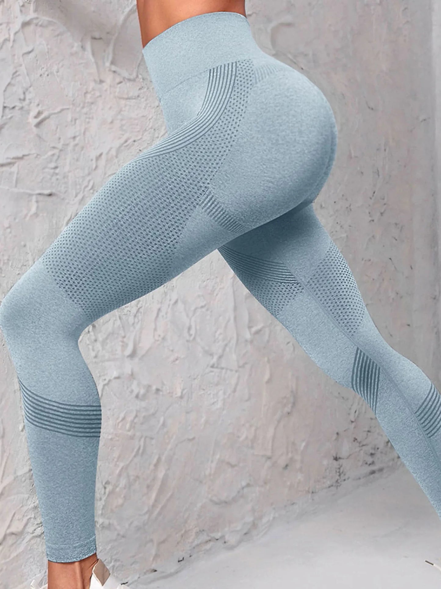 High Waist Compression Leggings with Butt Lift Technology for Women - Tummy Control Yoga Pants with Stretchy Contour Design