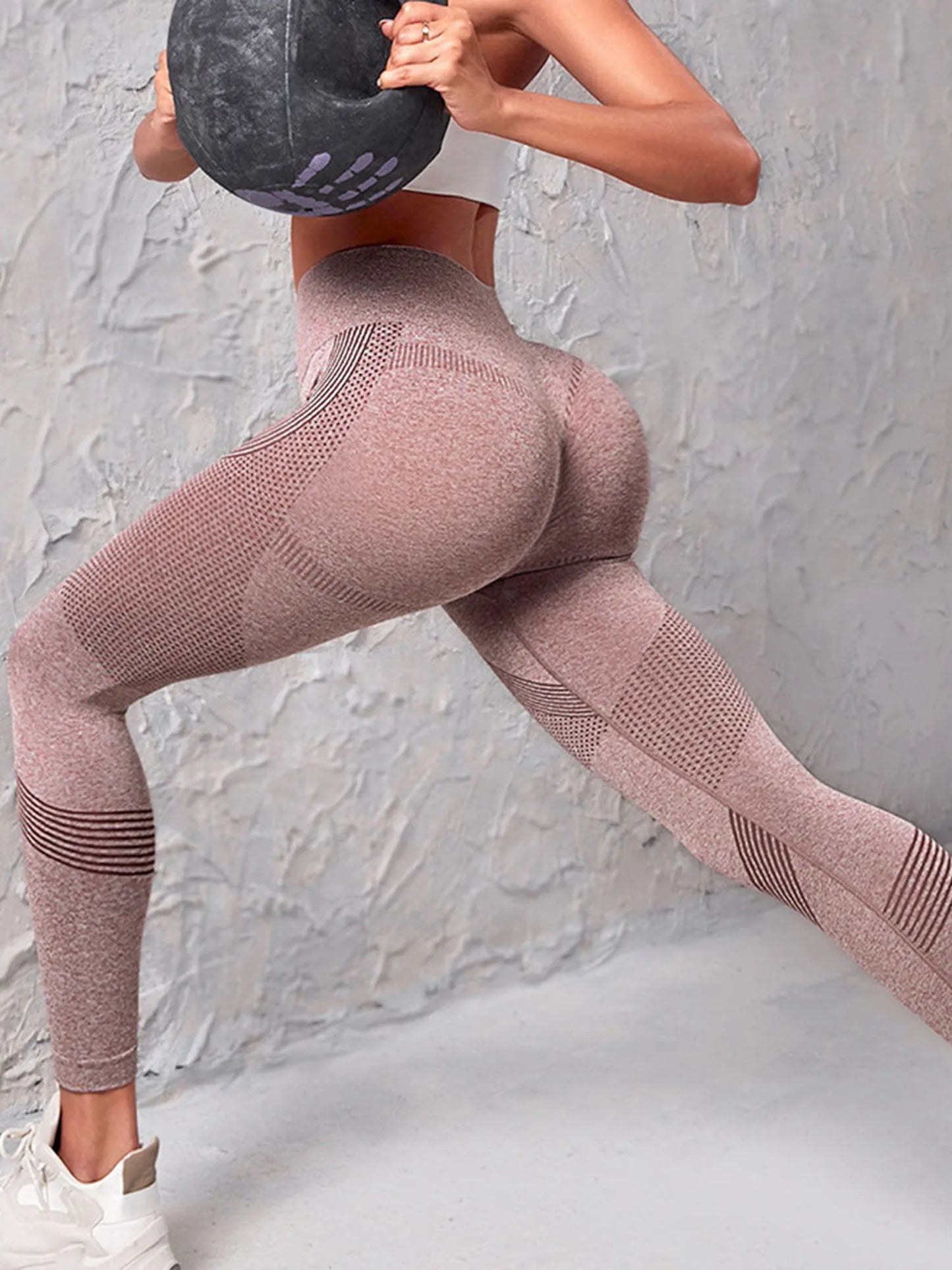 High Waist Compression Leggings with Butt Lift Technology for Women - Tummy Control Yoga Pants with Stretchy Contour Design