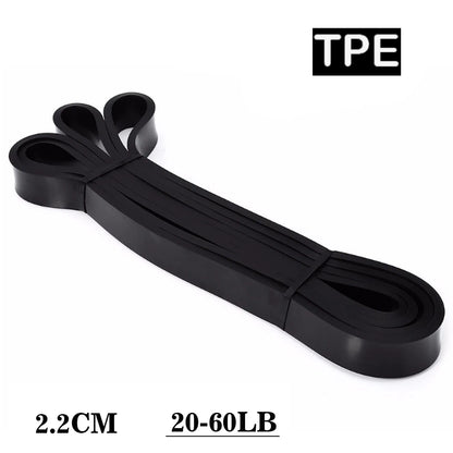 208cm 8-Level CrossFit Resistance Band for Powerlifting, Pull-Ups & Muscle Strengthening