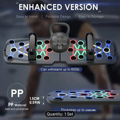 Multi-Functional Push-Up Board – Home Workout System for Chest, Arms, Shoulders