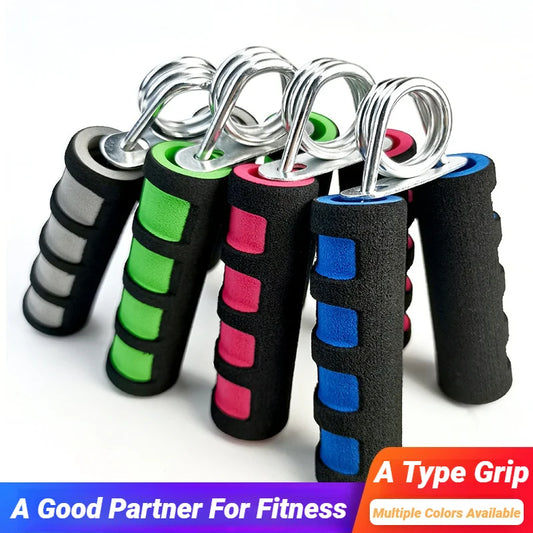 Spring Hand Grip & Finger Strength Trainer – Forearm Exerciser with Sponge Grip