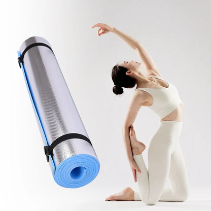 Waterproof Exercise Mat: Thick, Aluminum Membrane for Yoga, Fitness, Camping & Picnics