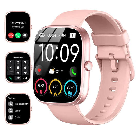 1.91" Smartwatch (Answer/Make Call), IP68 Waterproof, Fitness Tracker, 110+ Sport Modes, Heart Rate and Sleep Monit
