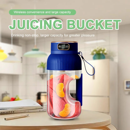 Electric Fruit Juicer – Portable with Residue Separation & Bidirectional Spiral Technology