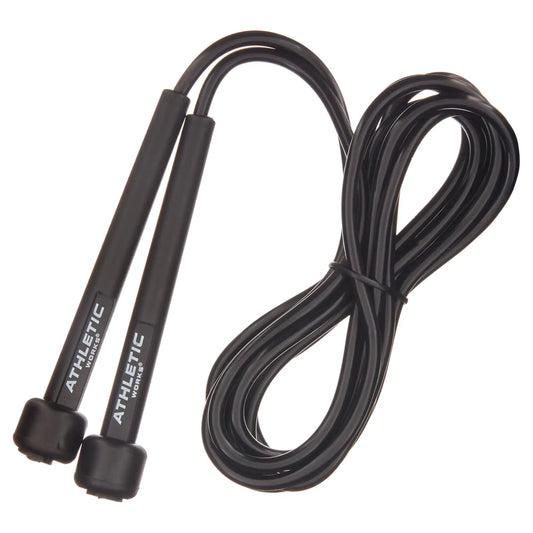 9' Black Speed Jump Rope - Cardio, HIIT, Boxing, Fitness