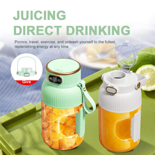 Electric Fruit Juicer – Portable with Residue Separation & Bidirectional Spiral Technology
